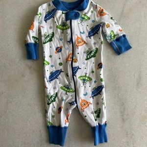 Hanna andersson alien pajamas onesie 0-6